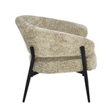 Livingfurn - Fauteuil Dilan Venga Liver - 72.5x73x75cm