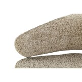 Livingfurn - Fauteuil Dilan Venga Liver - 72.5x73x75cm