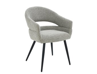 Livingfurn - Eetkamerstoel Megan Taupe Set van 2 - 62x58x85cm