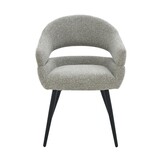 Livingfurn - Eetkamerstoel Megan Taupe Set van 2 - 62x58x85cm