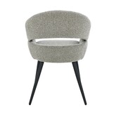 Livingfurn - Eetkamerstoel Megan Taupe Set van 2 - 62x58x85cm