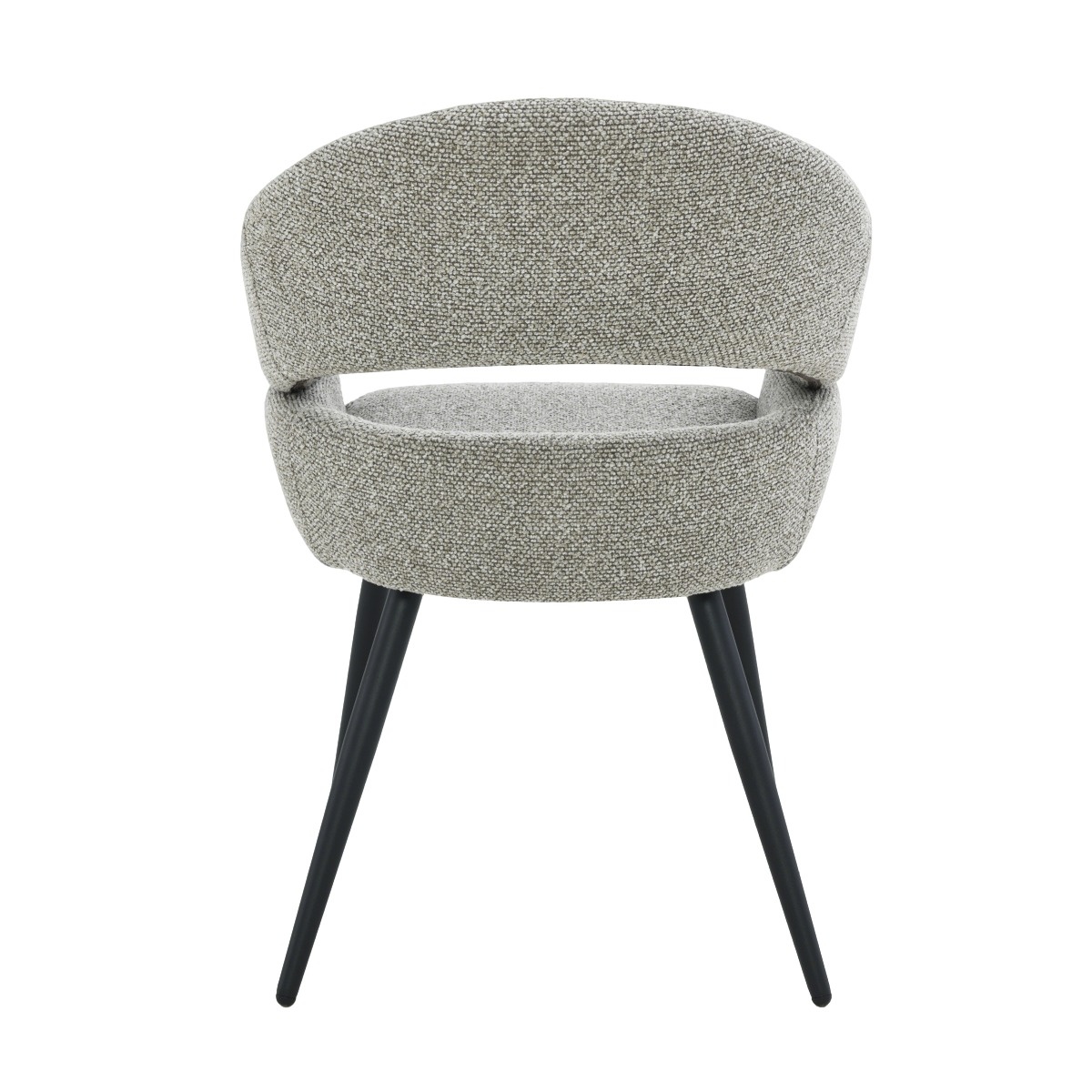 Livingfurn - Eetkamerstoel Megan Taupe Set van 2 - 62x58x85cm