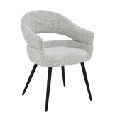 Livingfurn - Eetkamerstoel Megan Bisque Oasis Set van 2 - 62x58x85cm