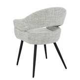 Livingfurn - Eetkamerstoel Megan Bisque Oasis Set van 2 - 62x58x85cm
