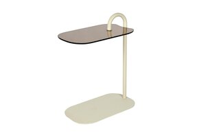 Brix - Bijzettafel Amy Beige - 48x30x65cm