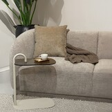 Brix - Bijzettafel Amy Beige - 48x30x65cm