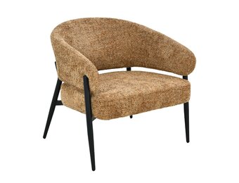 Livingfurn - Fauteuil Dilan Venga Cognac - 72.5x73x75cm