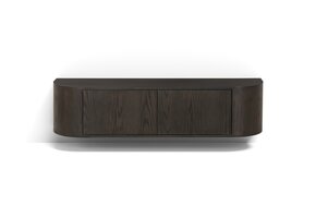 Livingfurn - TV-Meubel Novero Espresso Zwevend - 35x140x33cm