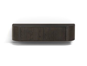 Livingfurn - TV-Meubel Novero Espresso Zwevend - 35x140x33cm