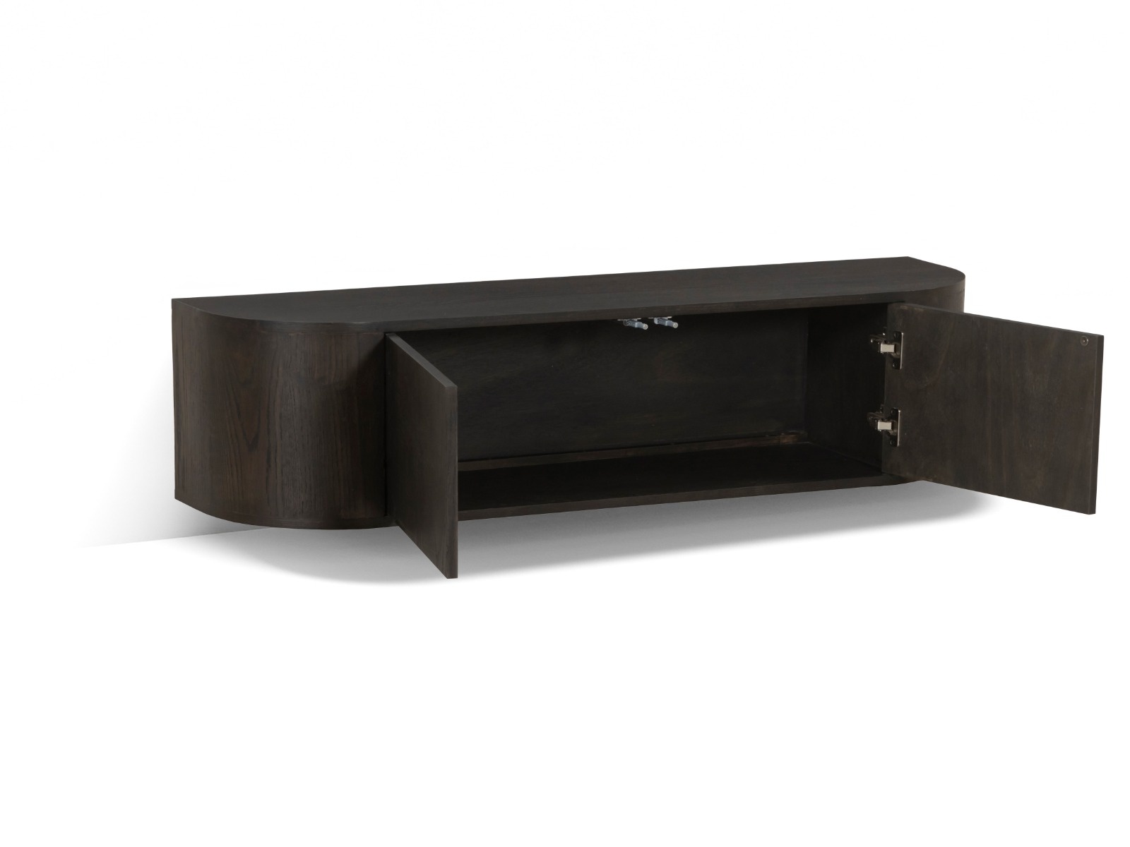 Livingfurn - TV-Meubel Novero Espresso Zwevend - 35x140x33cm