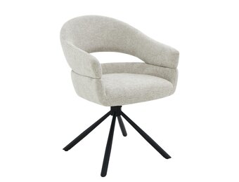 Livingfurn - Eetkamerstoel Linn Toffee Set van 2 - 62x58x85cm