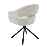 Livingfurn - Eetkamerstoel Linn Toffee Set van 2 - 62x58x85cm