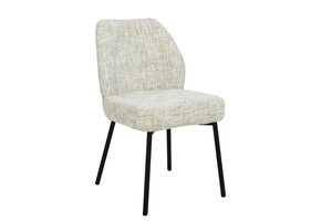 Livingfurn - Eetkamerstoel Tess Cream Set van 2 - 63x48x83cm