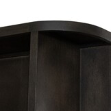 Livingfurn - Boekenkast Novero Espresso - 40x145x220cm