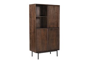 Livingfurn - Kabinetkast Ravenstein Brown - 40x170x90cm