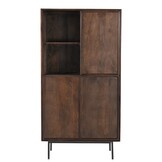Livingfurn - Kabinetkast Ravenstein Brown - 40x170x90cm