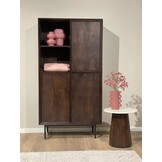 Livingfurn - Kabinetkast Ravenstein Brown - 40x170x90cm