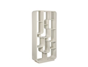 Brix - Boekenkast Logan Off White - 30x90x190cm