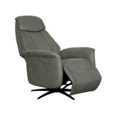 LABEL51 Fauteuil Oslo - Taupe - Micro Suede - Elektrisch - 87x79x112 cm