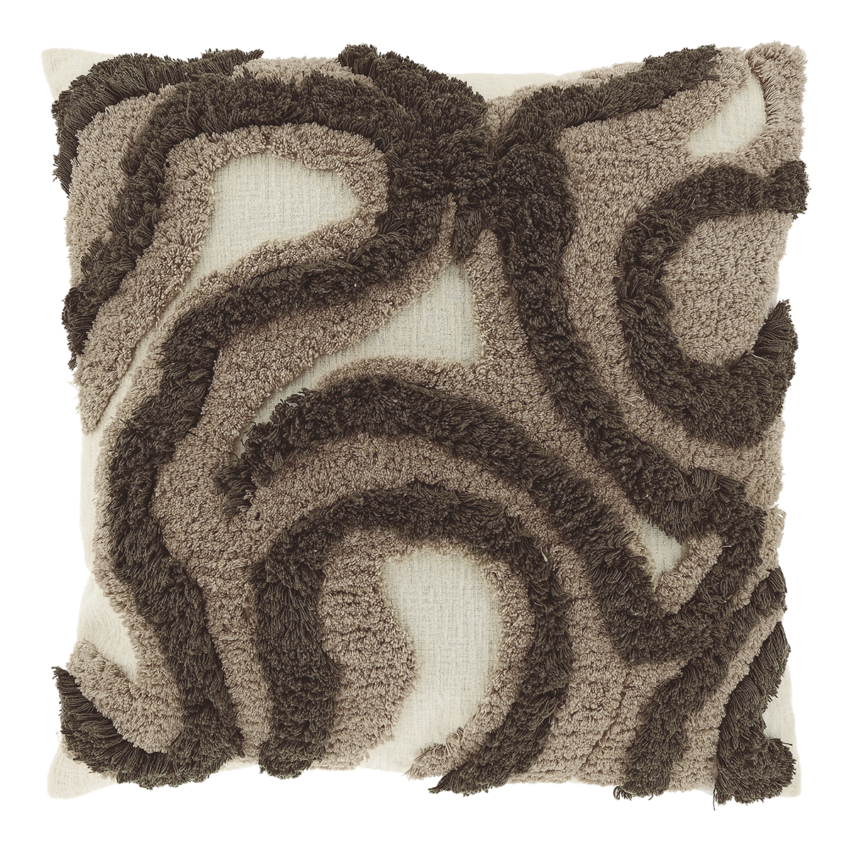 Unique Living - Sierkussen Calin 45x45cm - Rocky Brown