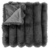 Unique Living - Plaid Liebe 150x200cm - Dark Grey