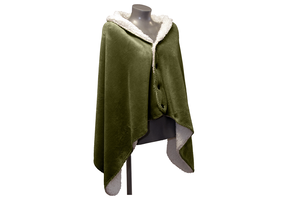 Unique Living - Omslagplaid Coby 75x150cm - Winter Green