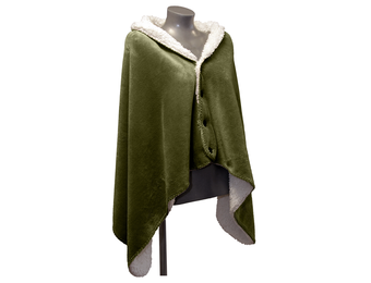 Unique Living - Omslagplaid Coby 75x150cm - Winter Green