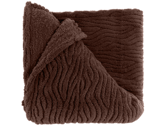 Unique Living - Plaid Clio 150x200cm - Rocky Brown