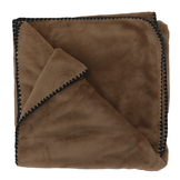 Unique Living - Plaid Jade 140x180cm - Rocky Brown