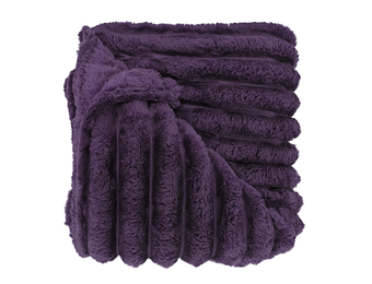 Unique Living - Plaid Romee 150x200cm - Dark Purple