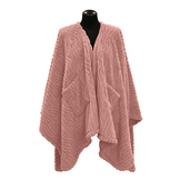 Unique Living - Omslagplaid Clio 148x160cm - Old Pink