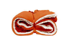 Unique Living - Plaid Lars 150x200cm - Orange Flame