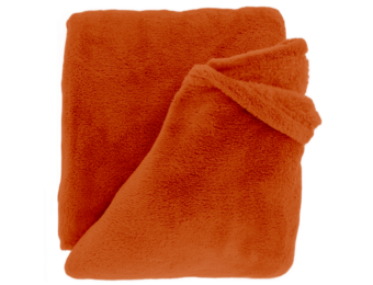 Unique Living - Plaid Justin 150x200cm - Orange Flame