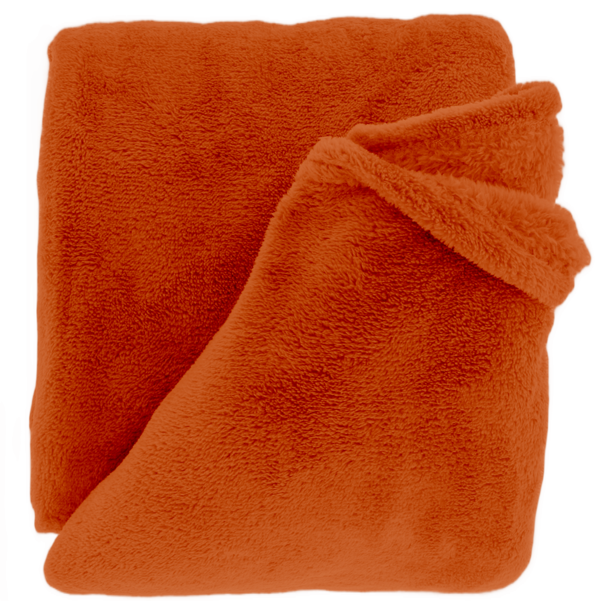 Unique Living - Plaid Justin 150x200cm - Orange Flame