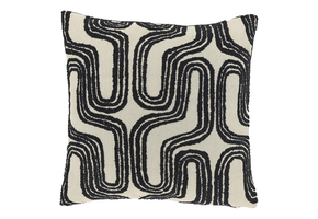 Unique Living - Sierkussen Jorina 45x45cm - Black