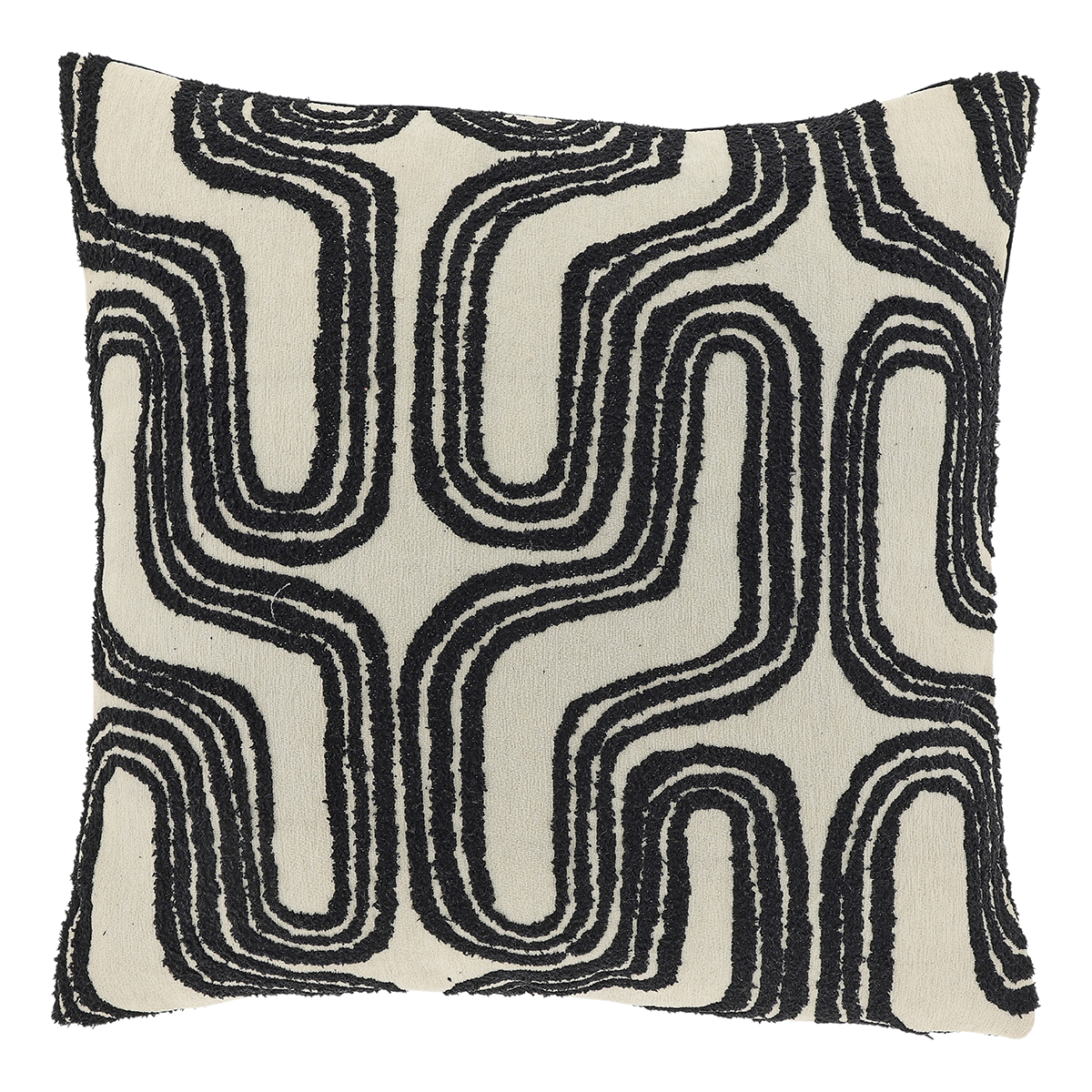 Unique Living - Sierkussen Jorina 45x45cm - Black