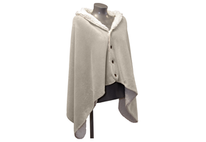 Unique Living - Omslagplaid Coby 75x150cm - Chateau Grey