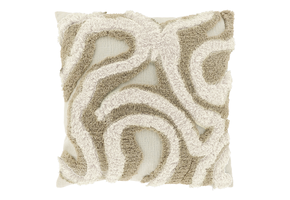 Unique Living - Sierkussen Calin 45x45cm - Dove White