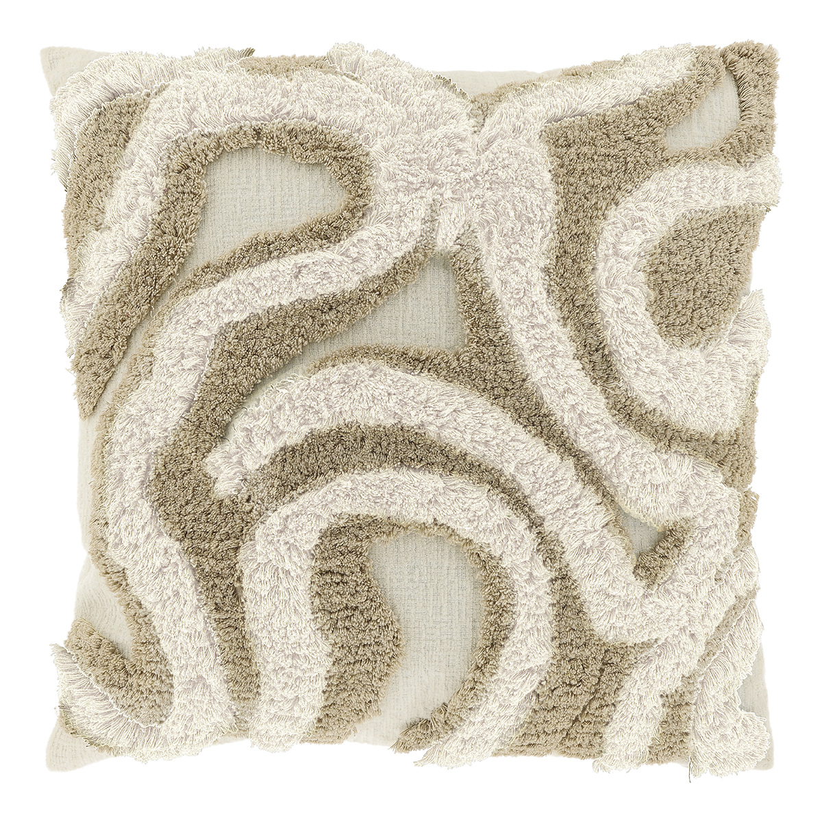 Unique Living - Sierkussen Calin 45x45cm - Dove White