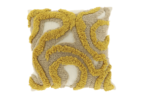 Unique Living - Sierkussen Calin 45x45cm - Glowy Yellow