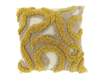 Unique Living - Sierkussen Calin 45x45cm - Glowy Yellow