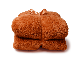 Unique Living - Plaid Teddy 150x200cm - Orange Flame