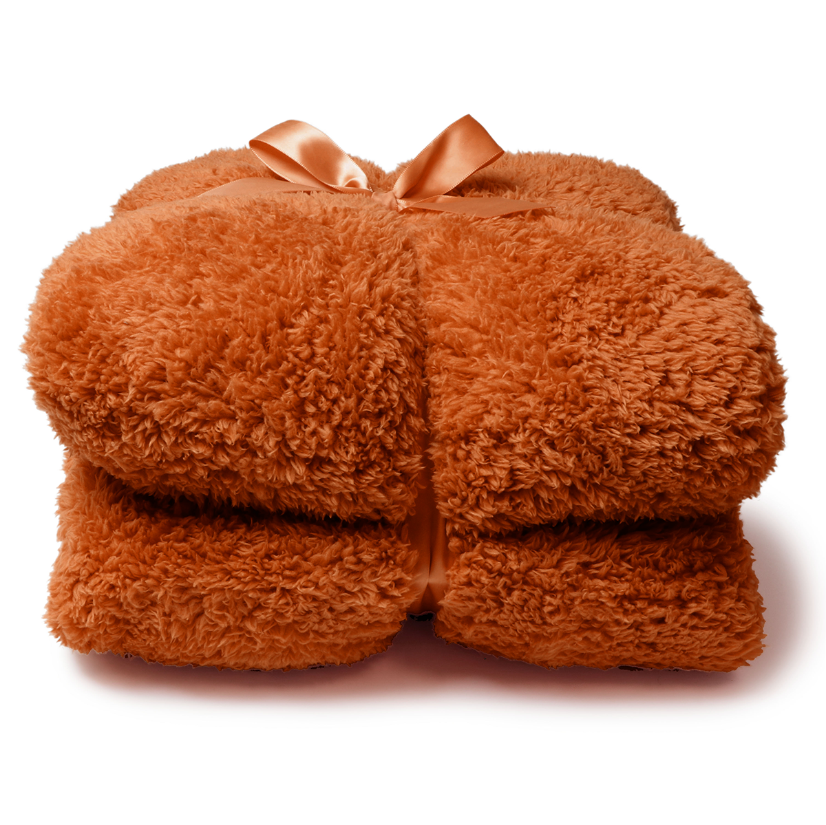 Unique Living - Plaid Teddy 150x200cm - Orange Flame