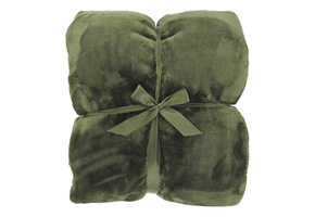 Unique Living - Plaid Silke 150x200cm - Winter Green