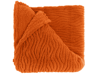 Unique Living - Plaid Clio 150x200cm - Orange Flame