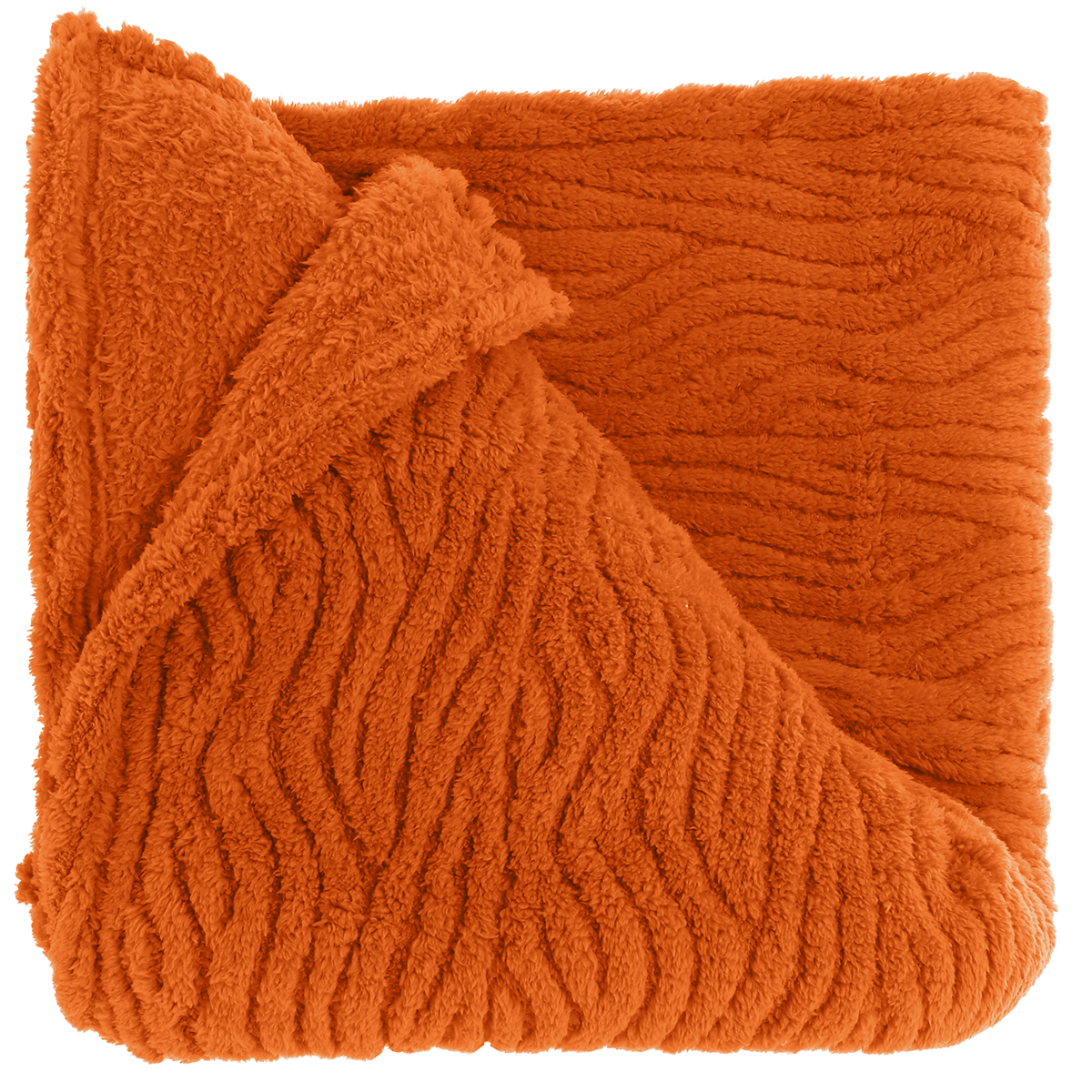 Unique Living - Plaid Clio 150x200cm - Orange Flame