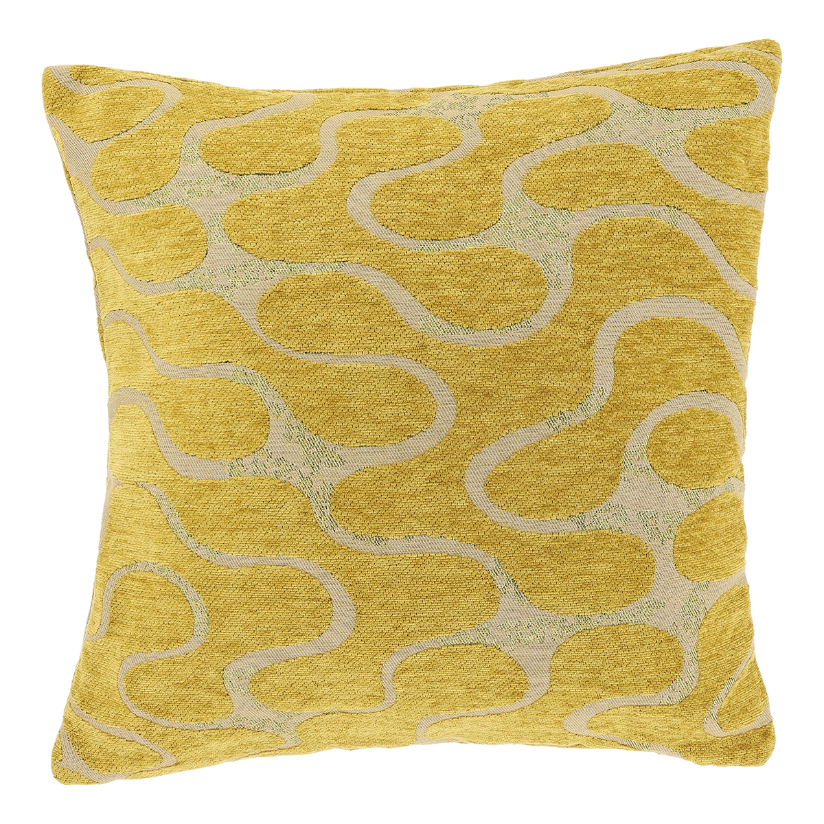 Unique Living - Sierkussen Lux 45x45cm - Glowy Yellow