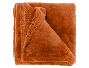 Unique Living - Plaid Torvah 150x200cm - Orange Flame