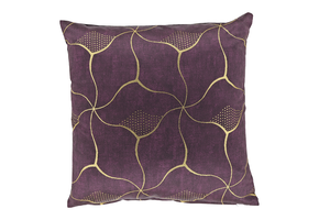 Unique Living - Sierkussen Celina 45x45cm - Dark Purple