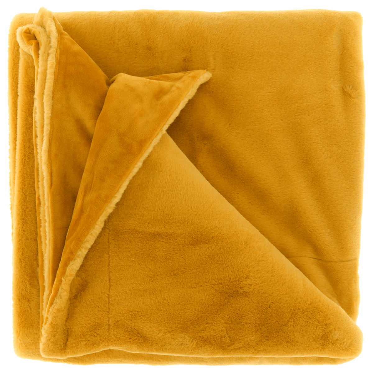 Unique Living - Plaid Klaas 150x200cm - Glowy Yellow